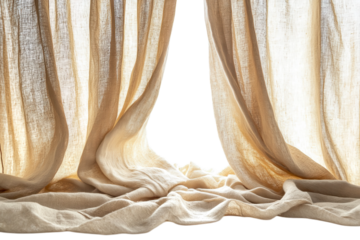 Light filters through sheer curtains in a cozy living space creating a warm atmosphere during the day