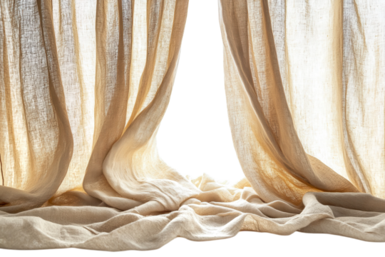 Light filters through sheer curtains in a cozy living space creating a warm atmosphere during the day