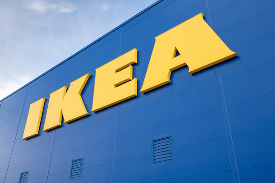 Bratislava, Slovakia - April, 20, 2024 : IKEA furniture retail store. IKEA has been the world's largest furniture retailer since 2008 and designs and sells ready-to-assemble furniture.