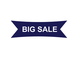 big sale sticker. big sale square isolated sign.