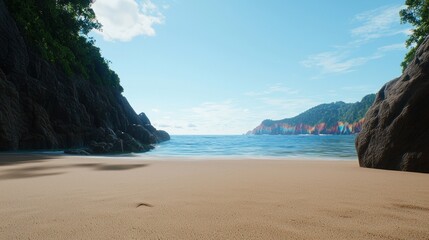 Obraz premium Secluded Tropical Beach