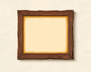 Fototapeta premium photo frame on wood background