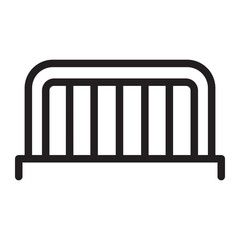 Barrier line icon