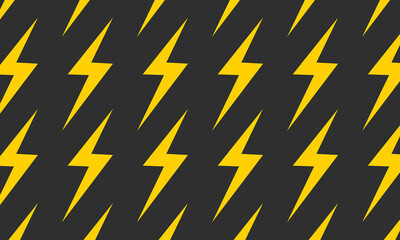 Lightning bolts Seamless Pattern. texture repeating background