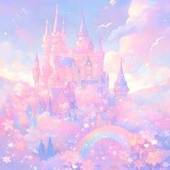Mystery and fairytale magical background dreamy,generation AI