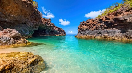 Fototapeta premium Secluded Tropical Cove