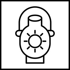 Mining Lamp Icon Design