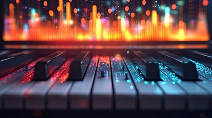 Luminous Keys: A Symphony of Light and Sound