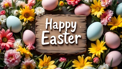 Join us for a Colorful and Vibrant Easter Celebration filled with Beautiful Flowers and Festive Eggs