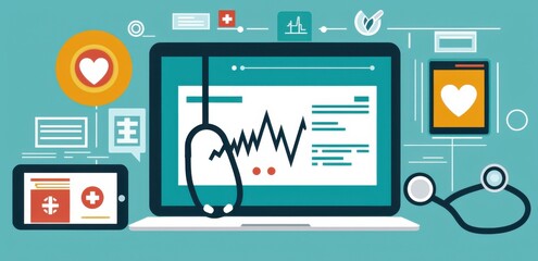 Fototapeta premium Modern Healthcare Technology Solutions