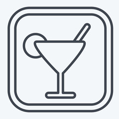Icon Bar. related to Public symbol. line style. design editable