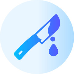 knife gradient icon