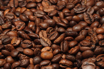 Coffee beans, coffee, texture, background