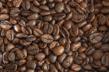 Coffee beans, coffee, texture, background