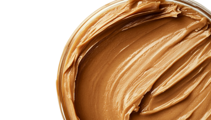 Delicious peanut butter preparation kitchen food photography cozy environment close-up view culinary art