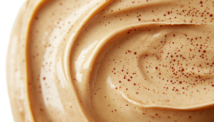 Delicious creamy peanut butter spread kitchen counter food photography natural light close-up culinary delight
