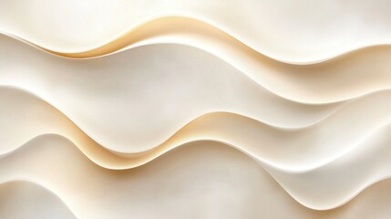 Abstract background of warm beige and cream tones blending seamlessly with organic, wave-like shapes and a hint of golden light