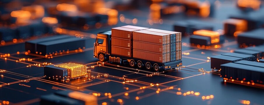 Industrial supply logistics event interactive hub digital environment