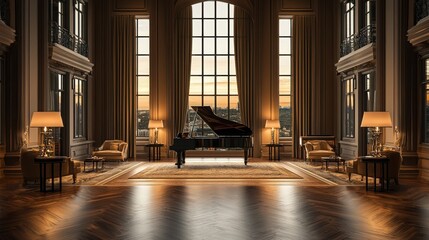 Experience premium deluxe living in luxurious penthouse city lights