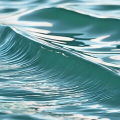 Ocean Wave Detail, Turquoise Water, Rippling Surface, Marine Nature