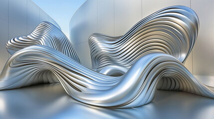 A desert world with giant sand craters made of shi_007