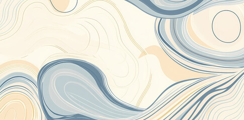 Fototapeta premium fluid abstract shapes in pastel colors, melting and flowing like liquid paint
