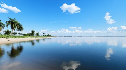 Tranquil Tropical Beach Scene