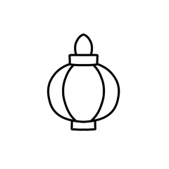 chinese lantern outline