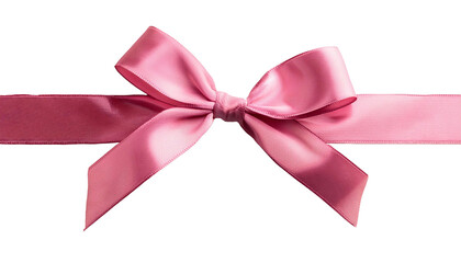 Mo&ntilde;o de lisat&oacute;n de seda sin fondo, laso para regalos o decoraciones en un fondo transparente png