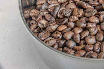 Coffee beans, coffee, texture, texture, pattern, background