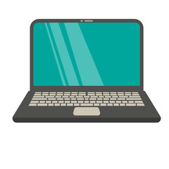 Laptop Simple Illustration