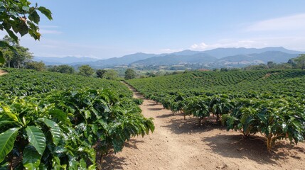 Coffee Plantation Landscape