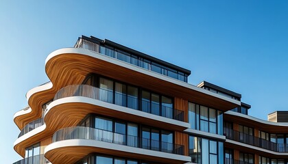 Obraz premium Modern apartment buildings