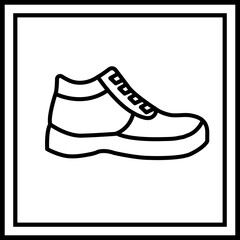 Safety Boots Icon Design