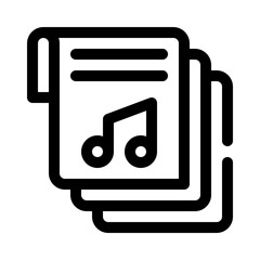audio line icon