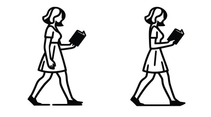 Journey of a Walking Reader Generative AI