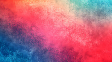 Obraz premium Abstract pattern of soft, blending colors transitioning from red to blue.