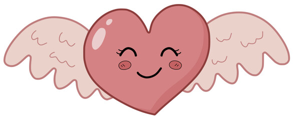 Heart with wings