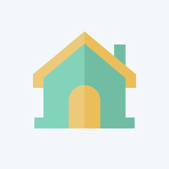 Icon Address. related to Healthcare symbol. flat style. design editable