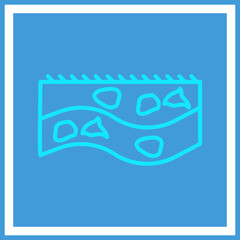 Mineral Deposit Icon Design