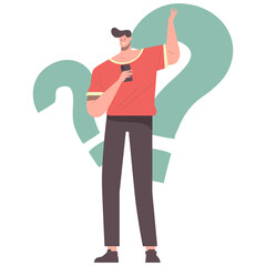 Pople Thingking Illustration