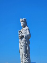  Sea Guanyin statue in Naksansa Korean Buddhist Temple Complex in Yangyang, South Korea