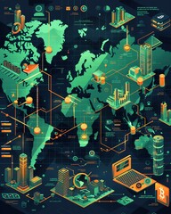 Design a visually captivating infographic showcasing the impact of cryptocurrency on financial inclusion in emerging economies Incorporate elements