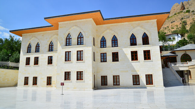 Darende, Turkey. August 15, 2017. A view from Somuncu Baba Mosque and Tomb in Darende, Malatya, Turkey