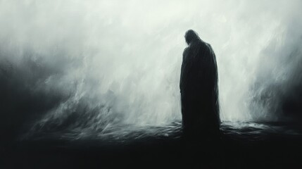 Obraz premium Lonely silhouette