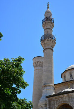 Malatya, Turkey. July 8, 2018. A view from the Historical Teni Mosque in Malatya, Turkey. Unfortunately, this mosque was destroyed in the earthquake in 2023.