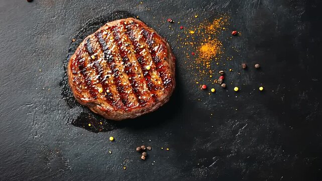 Grilled Steak with Spices: A Culinary Delight