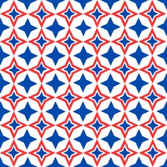 Fototapeta premium Multi-layered star pattern, continuous graphic pattern, seamless geometric pattern