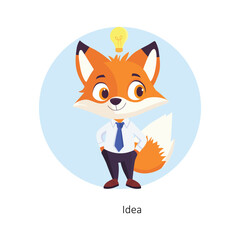 Idea vector character illustration. EPS 10 File