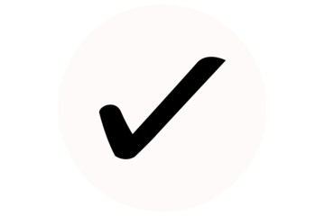 black right check mark icon icon transparent background. flat style tick icon for web site design, logo, app, UI design
